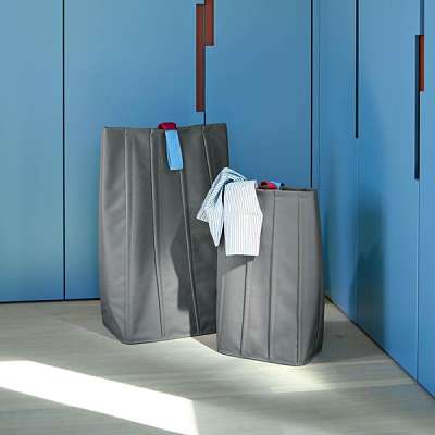 reisenthel panier a linge bleu jaune gris noir blanc rouge